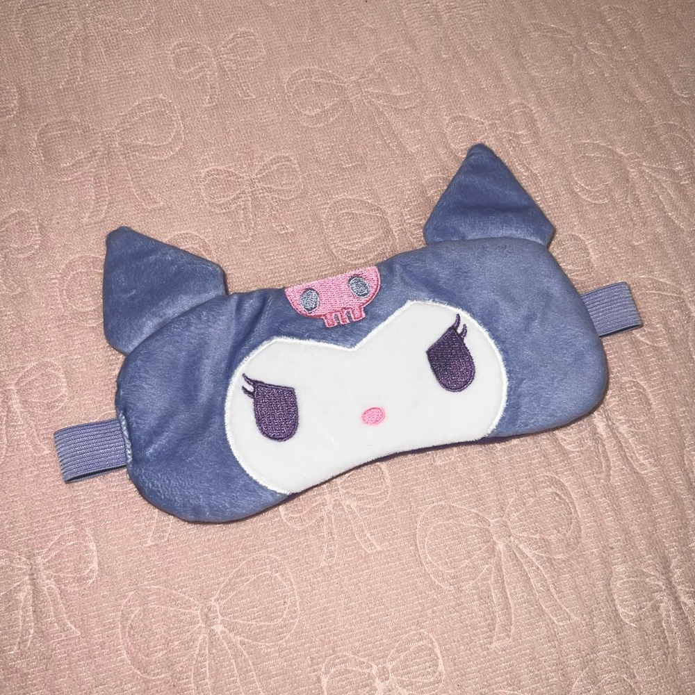 The Crème Shop Kuromi 3D Plushie Sleep Mask